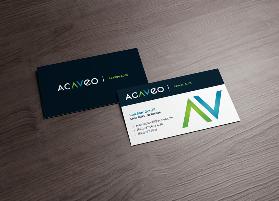 acaveo business cards