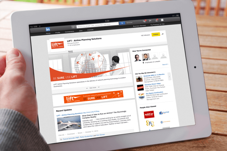 Lift Airline Planning Excentric Creative Agency Ottawa