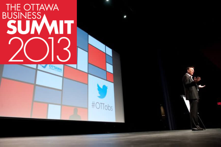 the ottawa business summit 2013 stage