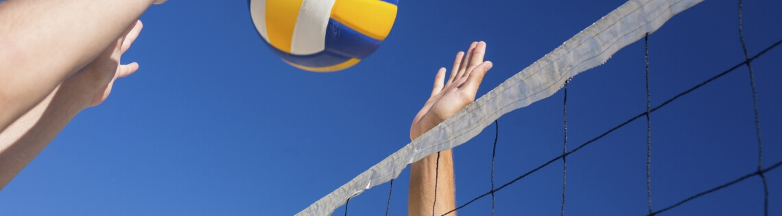 outdoor volleyball game