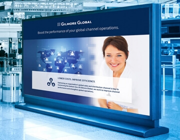 gilmore global display screen