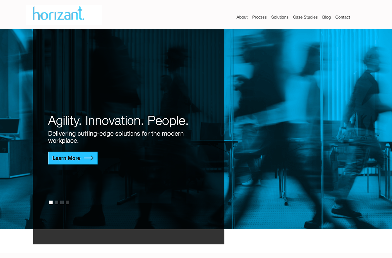 Horizant Laptop Website