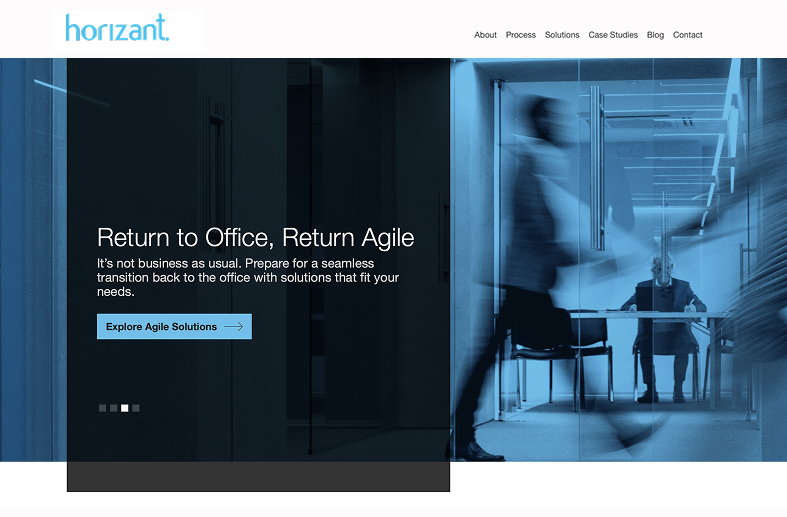 Horizant Laptop Website
