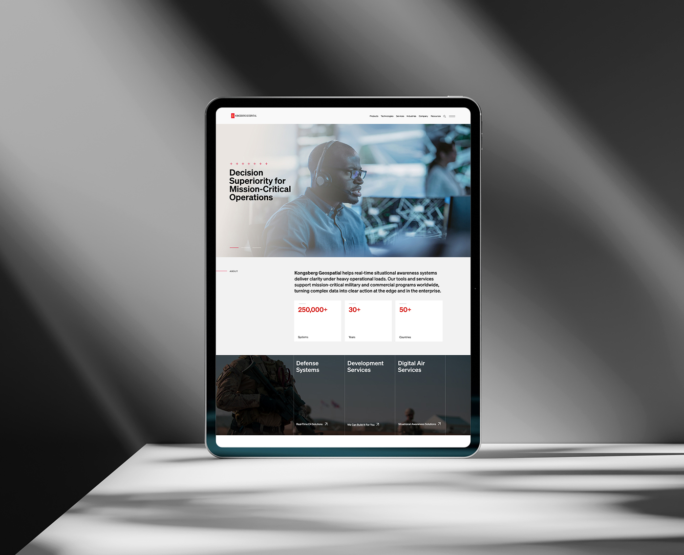 Kongsberg Website